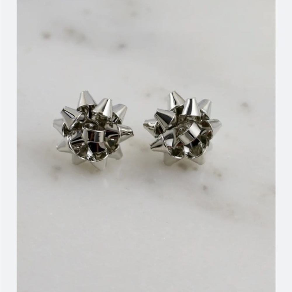 Gift bow earrings Christmas bow earrings